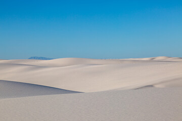Fototapeta na wymiar A View in White Sands National Park