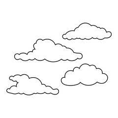 clouds sky floating scene icons