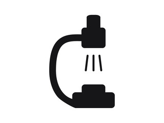 microscope vector illustration eps 10