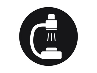 microscope vector illustration eps 10