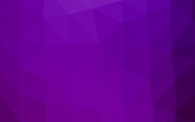 Light Purple vector polygon abstract backdrop.