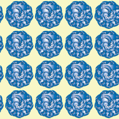 Pattern from mandala like flower, basic and simple. Digital drawing. Floral. Flower. Oriental. Book Page. Vector.