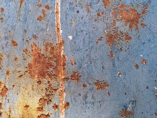 Rusty metal texture, rusty brown metal sheet.