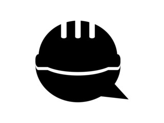 helmet of the builder icon vector illustration eps10