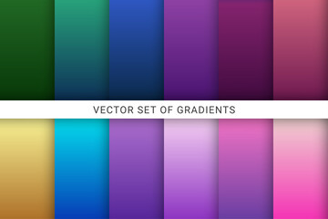 Vibrant and smooth gradient soft colors