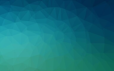 Light BLUE vector triangle mosaic cover.