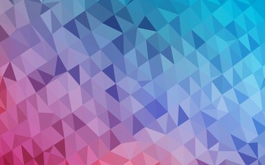 Obraz premium Light Blue, Red vector abstract mosaic pattern.