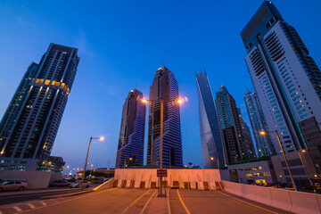 Fototapeta na wymiar アラブ首長国連邦　UAE　ドバイの街並み