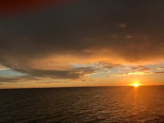 Foto auf Acrylglas Clearwater Strand, Florida Sonnenuntergang über Clearwater Beach Florida