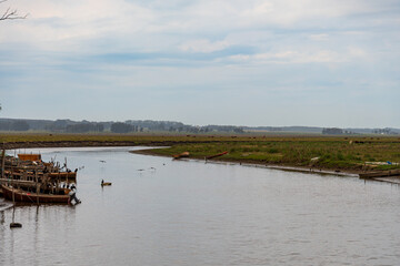 beautiful landscape in coast of arroyo beacons natural reserve for vacations next to fauna reserve