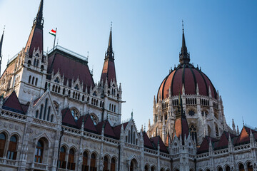 Fototapeta na wymiar ハンガリー　ブダペストの国会議事堂