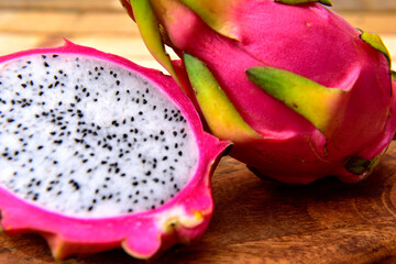 Fresh exotic organic dragon fruit