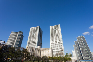 東京　晴海　ベイエリアの高層マンション