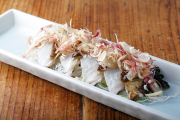 鯛の焼き霜造り