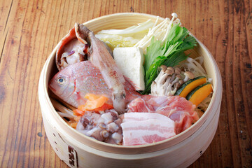 海鮮せいろ蒸し