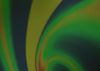 Light Green vector blurred shine abstract pattern.