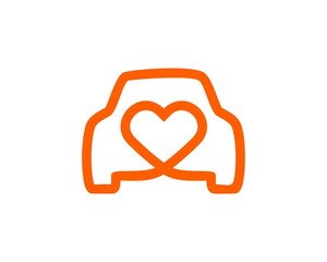 love car line logo icon