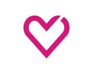 geometric love abstract vector