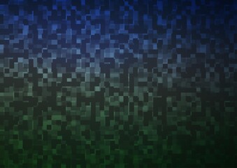 Dark Blue, Green vector template with crystals, rectangles.