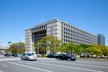 大阪御堂筋と市役所