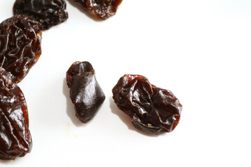 Macro of dehydrated grape fruit 