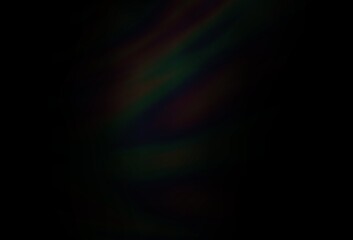 Dark Black vector blurred and colored pattern.
