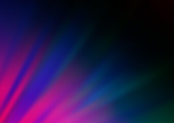 Dark Multicolor, Rainbow vector layout with flat lines.