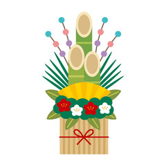 門松のイラスト素材