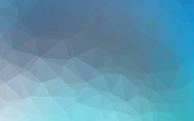 Light BLUE vector polygonal pattern.