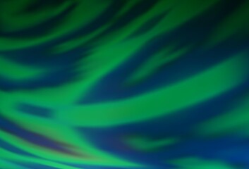 Light Green vector blurred pattern.