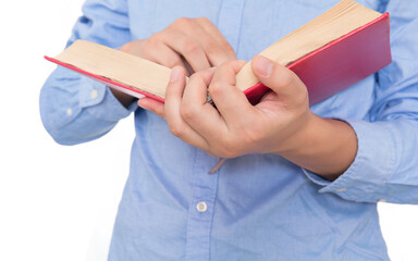 Open book to read