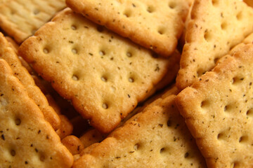 Healthy vegetable crackers for breakfast