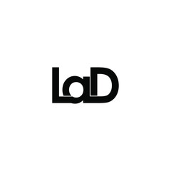 lad letter original monogram logo design