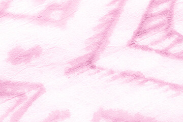 Pink Summer Ikat Design. Tie-Dye Background. 