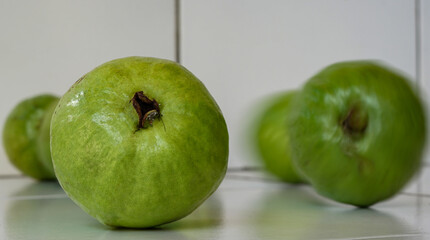 Close up of guava fruit