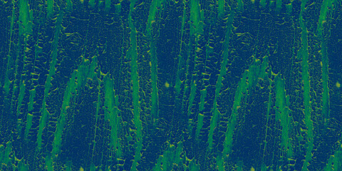 Cracked Paint Texture. Green Worn Crack Surface. 