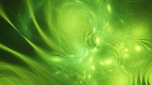 Beautifully odd abstract background, strange organic  green lines and shapes