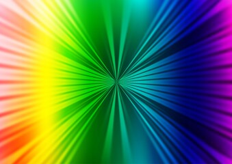 Obraz premium Light Multicolor, Rainbow vector template with repeated sticks.