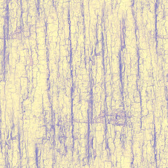 Pastel Break Cracked Fence. Painted Shabby 