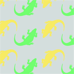 seamless background with alligator