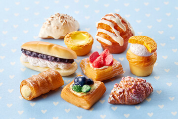 精巧に作られているミニチュア食品---パン・ベーカリー