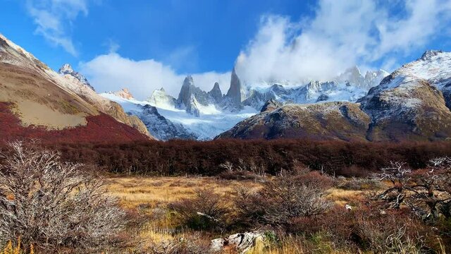video of the mountains that inspired the Patagonia logo!