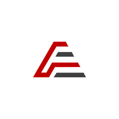 af logo design vector icon