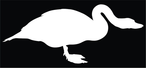 swan silhouette