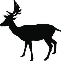 deer silhouette vector
