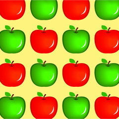 pattern with apples