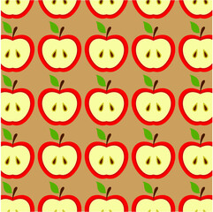 pattern with apples
