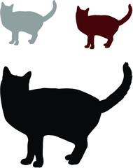 cats silhouette