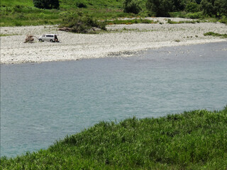 紀ノ川の河川敷