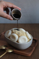 Japanese three colored dumplings 'Sanshoku Dango'